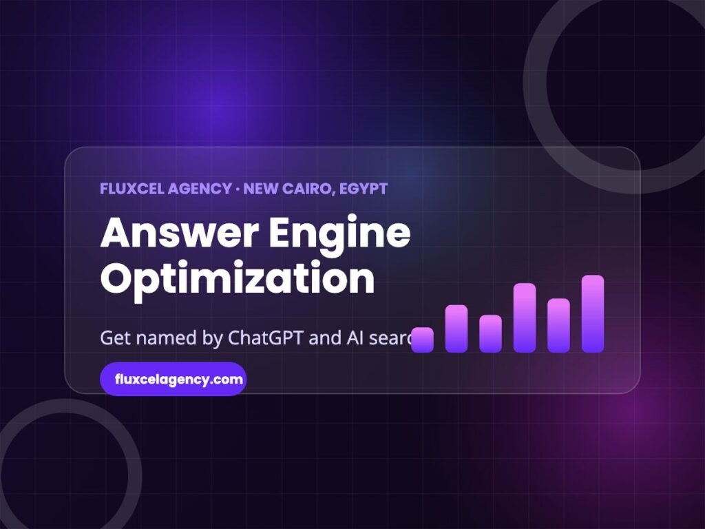 Answer engine optimization for ChatGPT and Google AI by Fluxcel