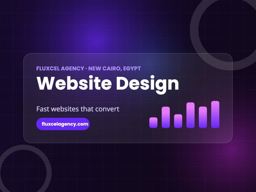 Website design and development by Fluxcel in Egypt
